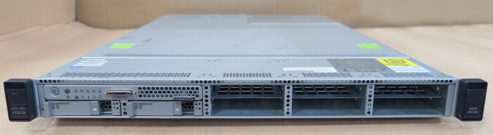Cisco UCS C220 M3 UCSC-C220-M3S 2x Quad Core E5-2643 3.30GHz 600GB 24GB Server