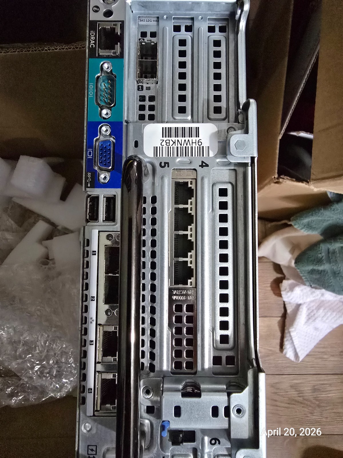 Dell PowerEdge R730 2U Rack Server – 8-Bay SFF with 7× 120GB SAS Drives