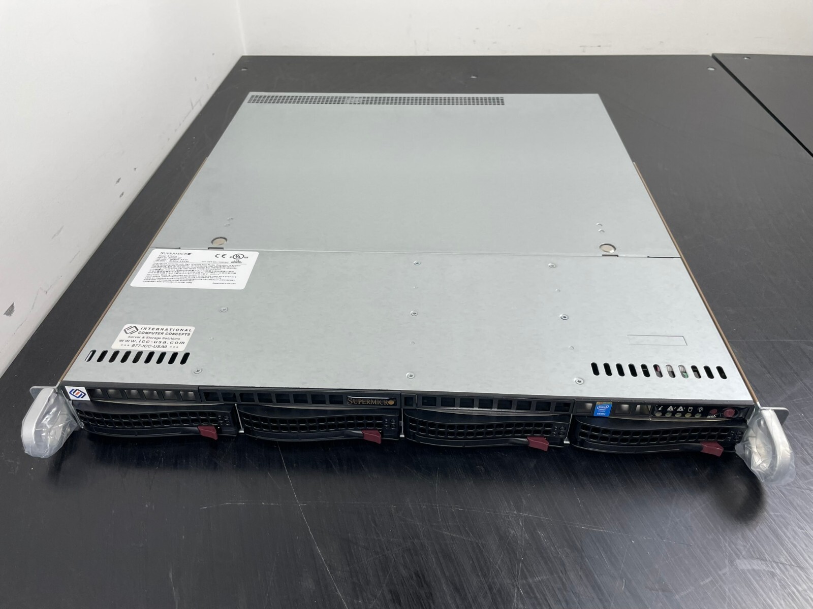Supermicro 1U DP E5-2600V3 512GB DDR4 4×3.5″ SASTA3 2xLAN IPMI 440W SYS-6018R-MT