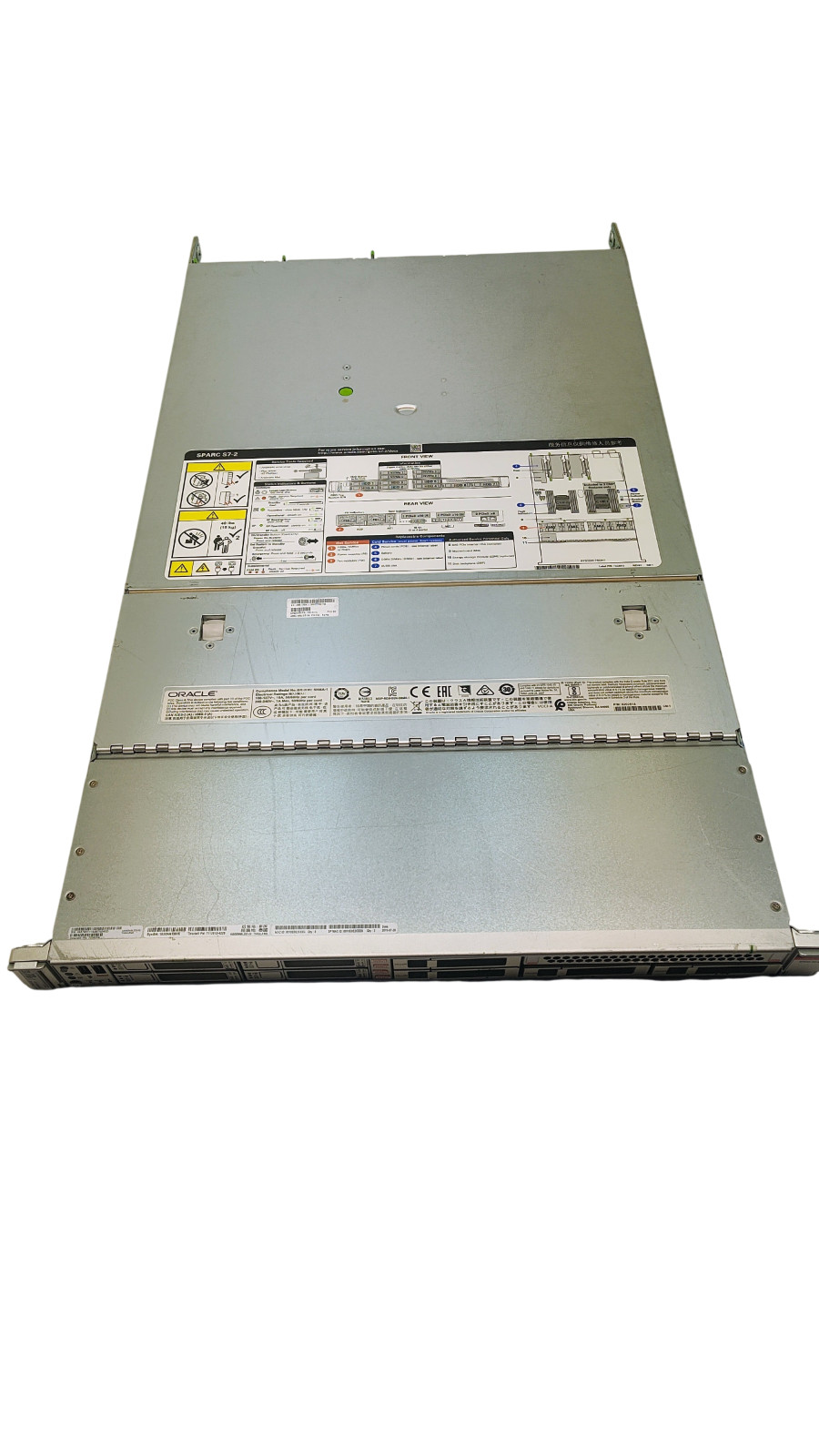 Sun Oracle Sparc S7-2L Rack Server Sparc S7 CPU 4.27 Ghz 8x 2.5 Bay, NO RAM