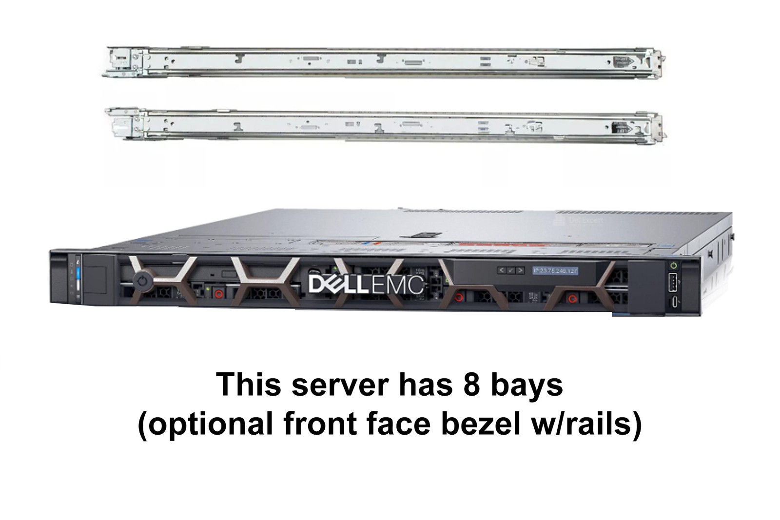 Dell PowerEdge R640 Server 2x Gold 6134 – 3.2GHz = 16 Cores H730P 32GB 2x trays