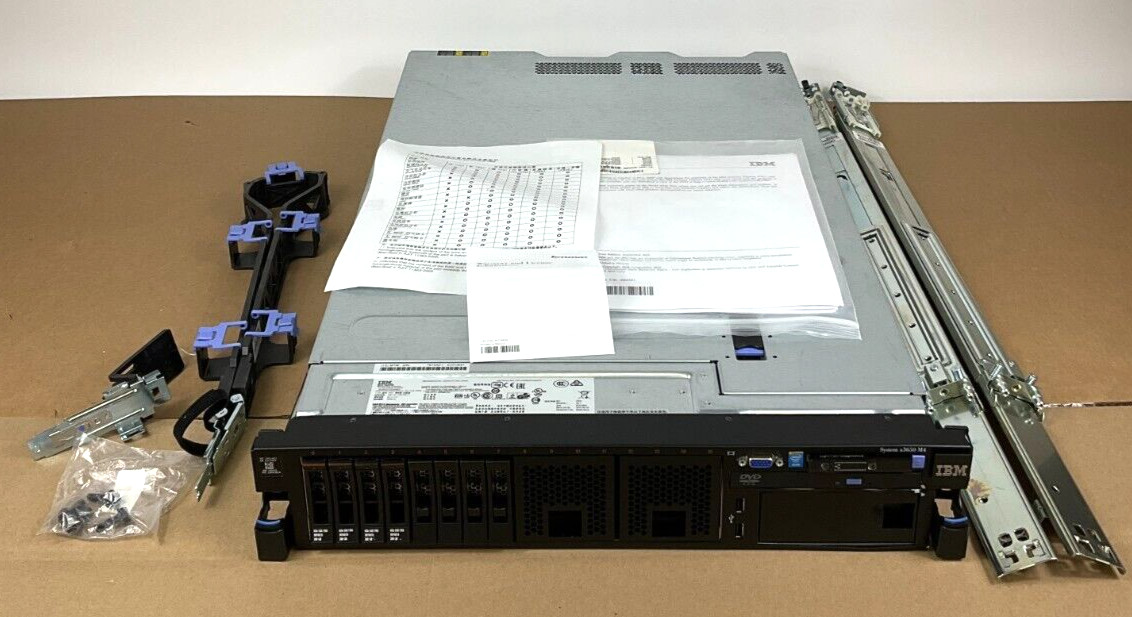 IBM x3650 M4 Server Dual E5-2620 16GB RAM 4x300GB SAS M5110E ZWSLQCA *B STOCK*