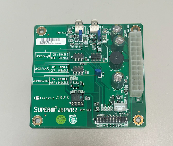 SuperMicro JBPWR2 REV 1.0 Power Board for SuperMicro JBOD Server Chassis