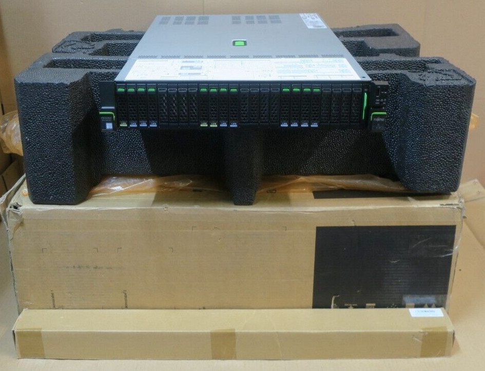 Fujitsu Primergy RX2540 M4 2x 20-Core Gold 6138 64GB RAM 24x 2.5″ Bay 2U Server