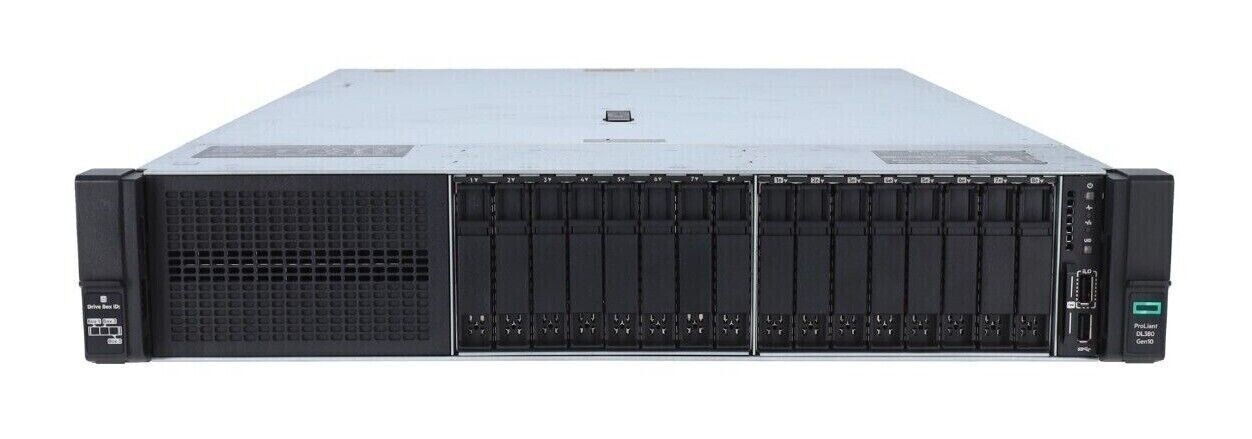 HPE ProLiant DL380 GEN10 CTO 2x Scalable CPU 24-DIMM 8x SAS + 8x NVMe 2U Server
