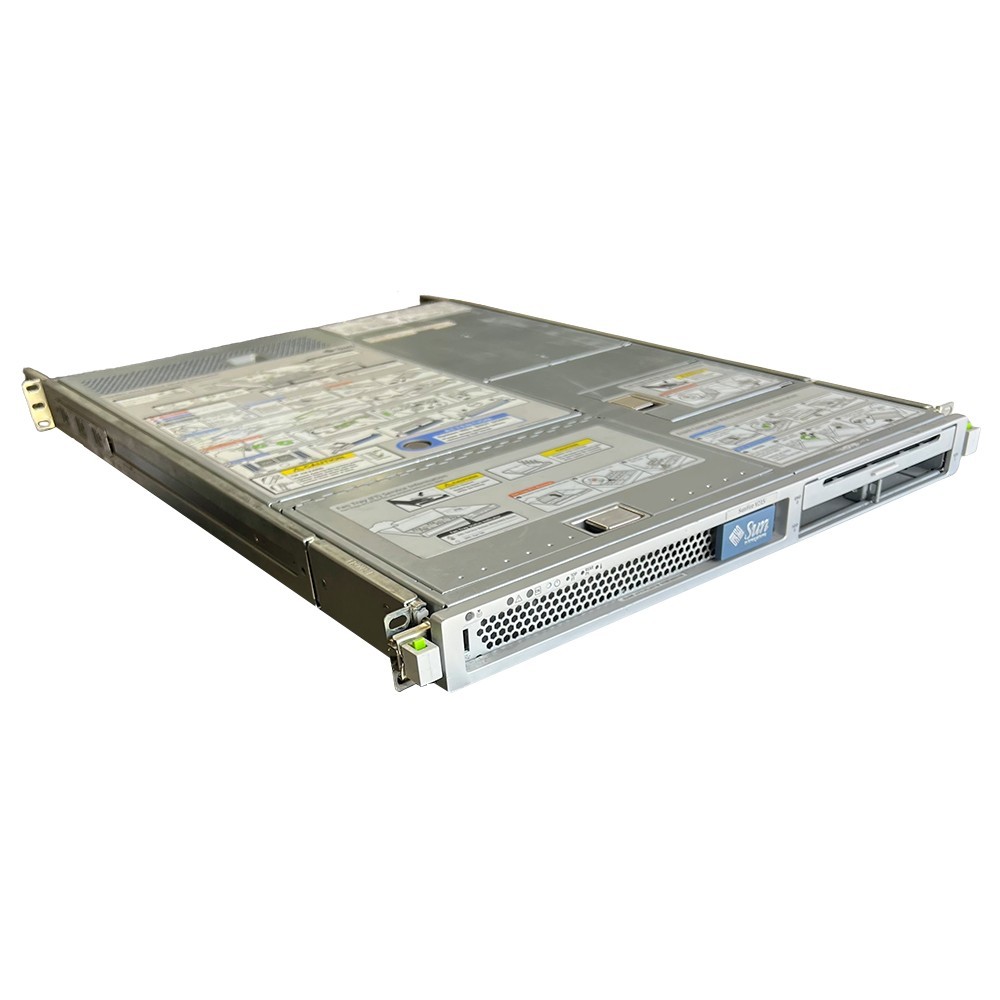 Sun Microsystems Sun Fire V215 1U Server UltraSPARC IIIi 512MB 2xPSU SAS w/ Rail