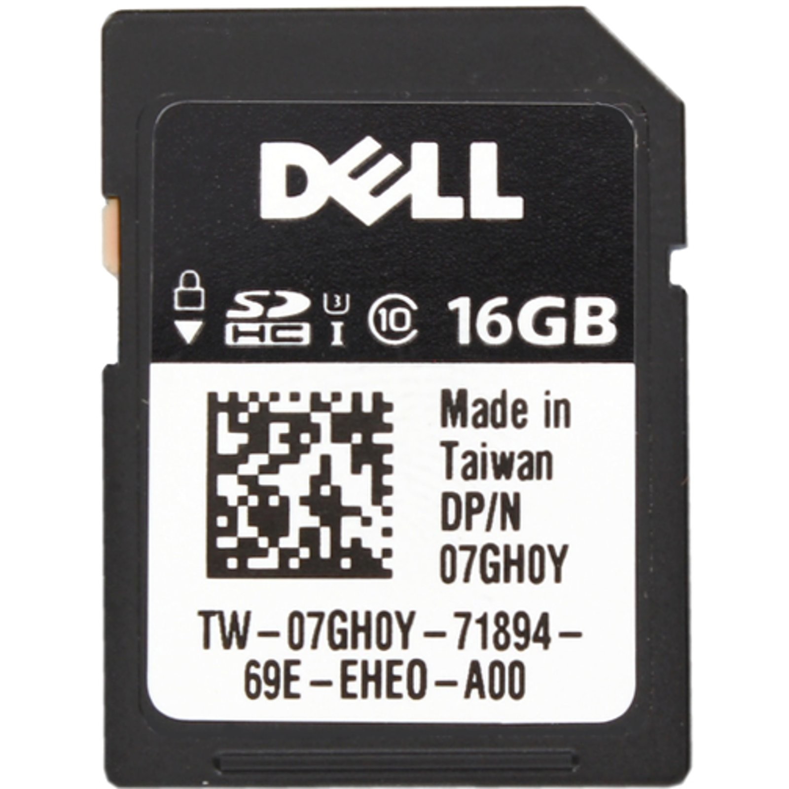 Dell 16GB iDrac vFlash SDHC Card (7GH0Y)