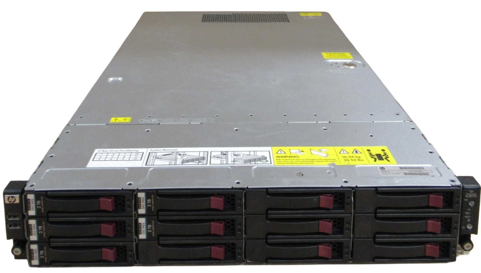 HP Proliant DL180 G6 1x E5620 4 Core 2.40GHz 10TB 24GB 2U Rack Server 507168-B21