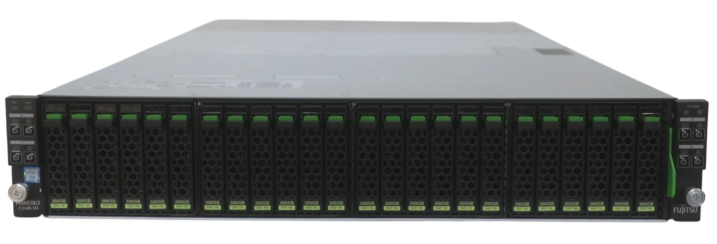 Fujitsu Primergy CX400 M1 7.2TB HDD 4x CX2550 M2 8x E5-2603 v4 64GB Node Server