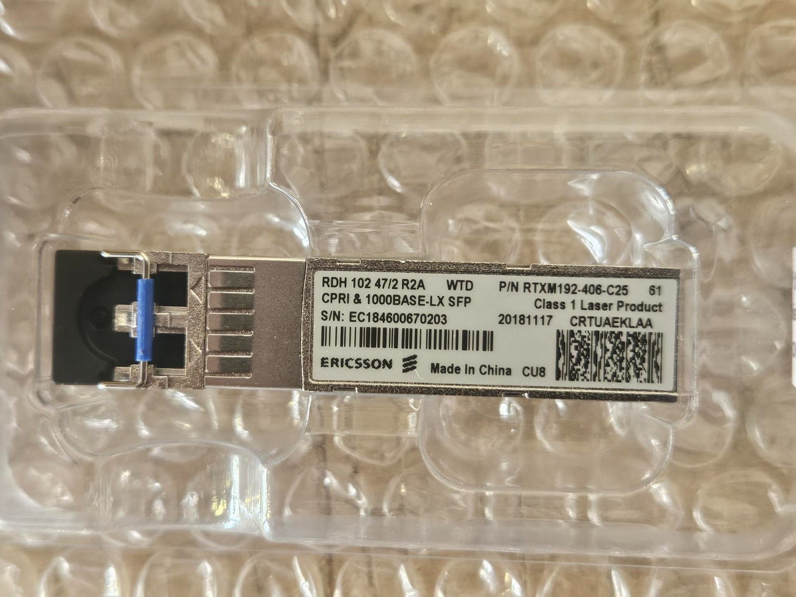 Lot of 100x Ericsson RDH 102 47/2 Optical Transceiver | NEW
