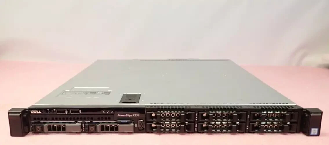Dell PowerEdge R330 CTO Up to 1x E3-1200v5/v6 4-DIMM 8x 2.5″ Bay 1U Server