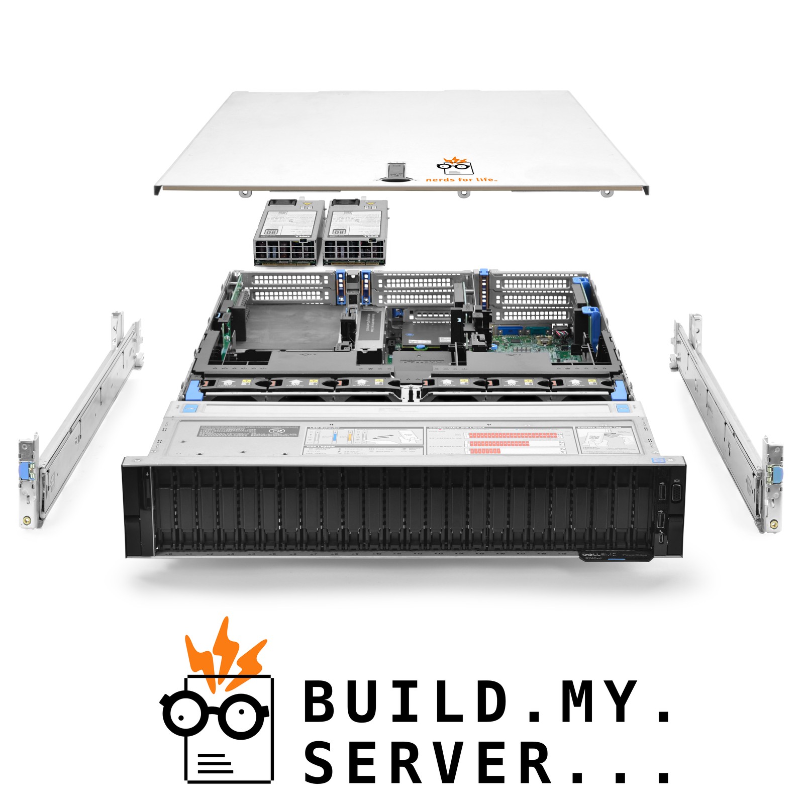 Dell PowerEdge R740xd NVMe Server 3.60Ghz 16-Core 128GB RAM 26TB SSD Storage