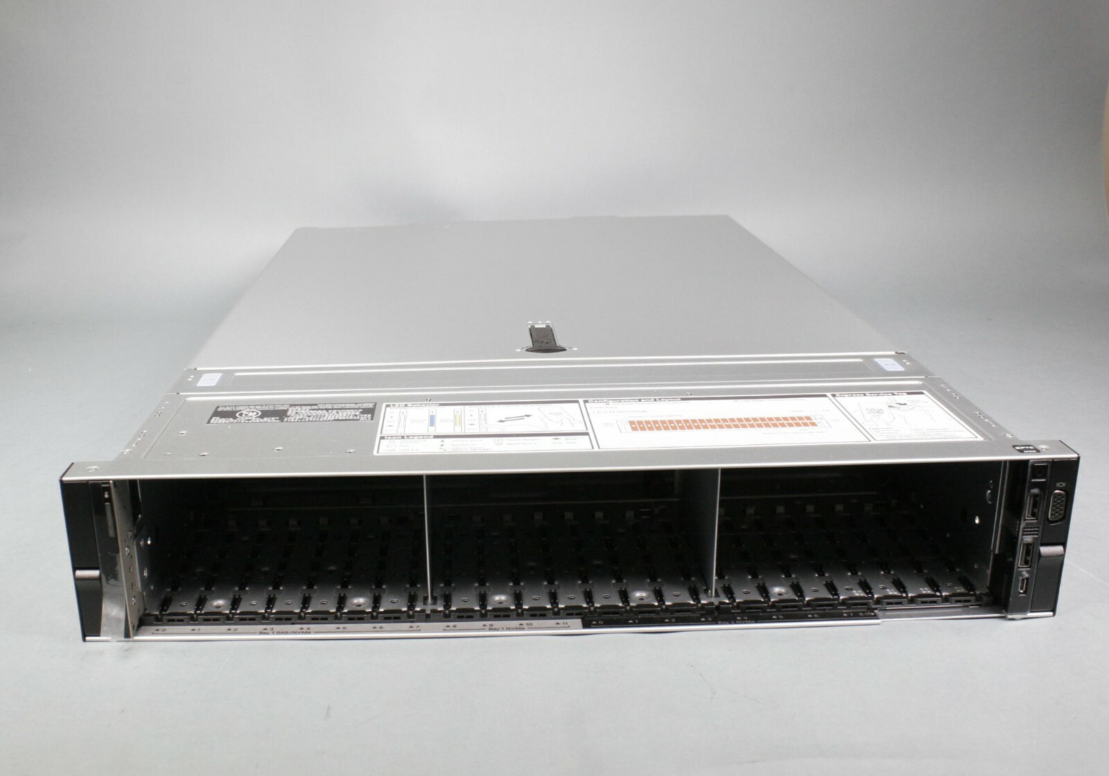 NEW DELL EMC PowerEdge R740XD 2.5″ x 24 bay SFF NVME empty chassis case