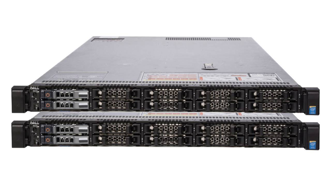 Dell R630 2 Pack – 2 x E5-2650 v4, 64GB RAM, 2 x 600GB HDDs | 3 Year Warranty