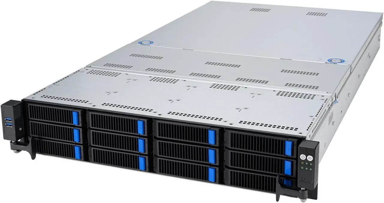 ASUS RS720-E11-RS12U-16W10G 2U Rackmount Server Barebone LGA 4677 Intel C741 DDR