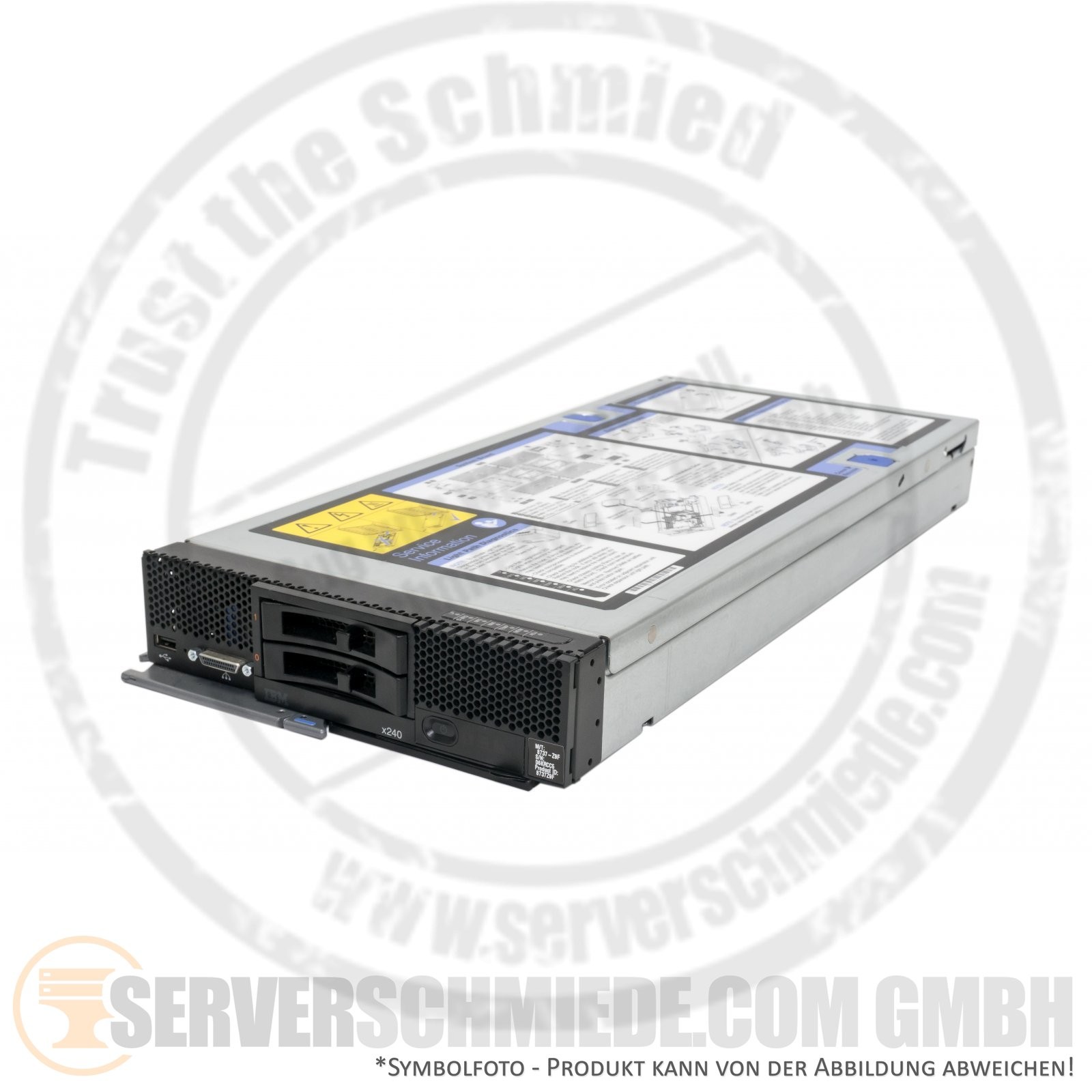 IBM Flex System 8737 x240 Blade Server 2x Intel XEON E5-2600 v1 v2 DDR3 ECC Raid