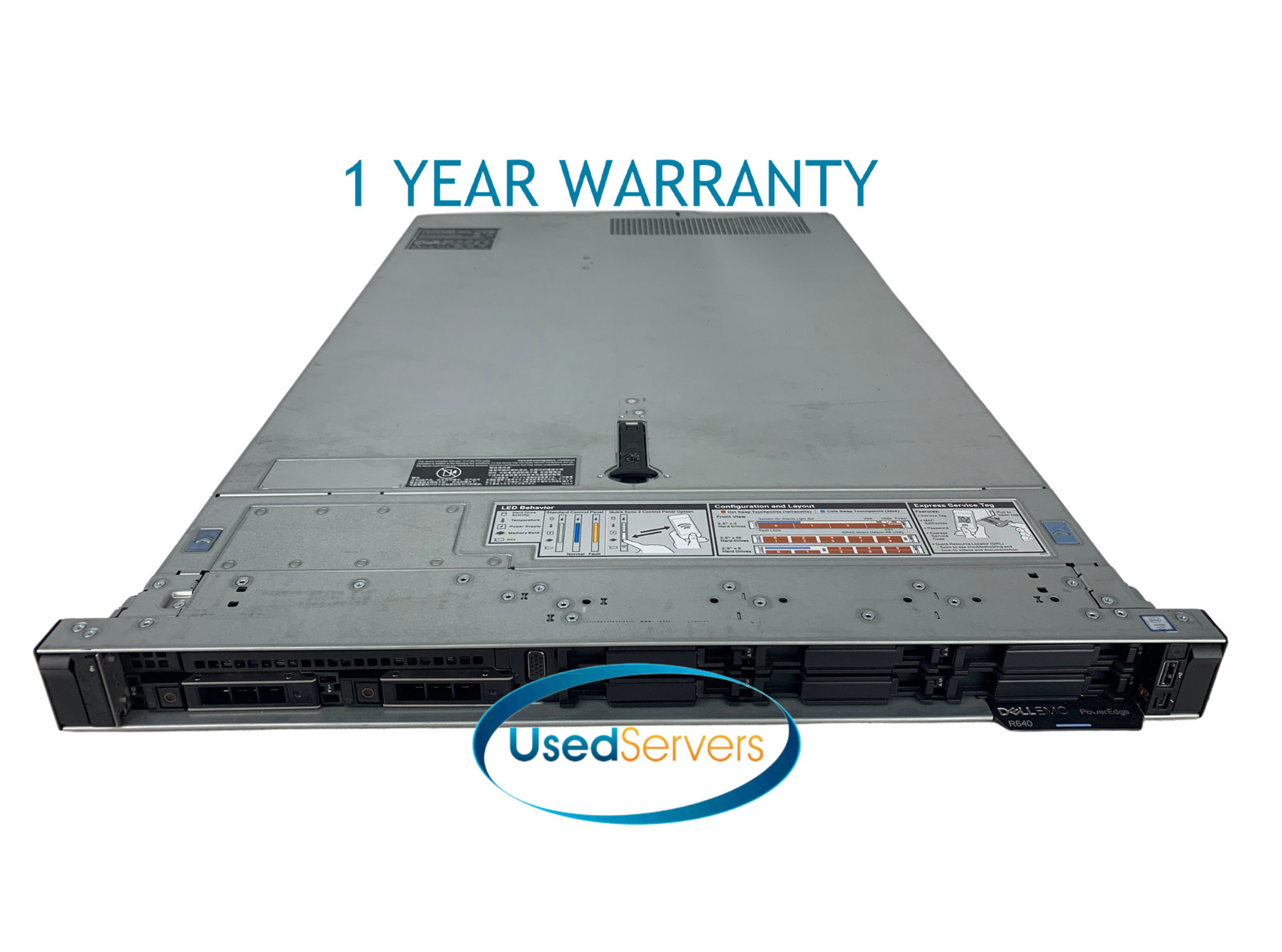 Dell Poweredge R640 2x Gold 6132 2.6GHZ=28Cores 32GB 2133 2x 1.2TB 12G H730P