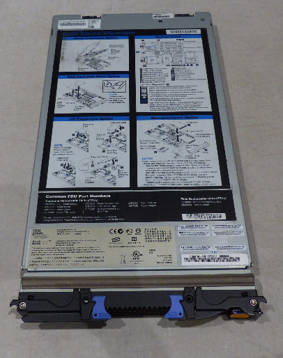 IBM HS21 BLADE 8853-AC1 1*INTEL 2.GHZ 2*4GB RAM 2*2GB RAM 1*QLOGIC QMI2472 CARD