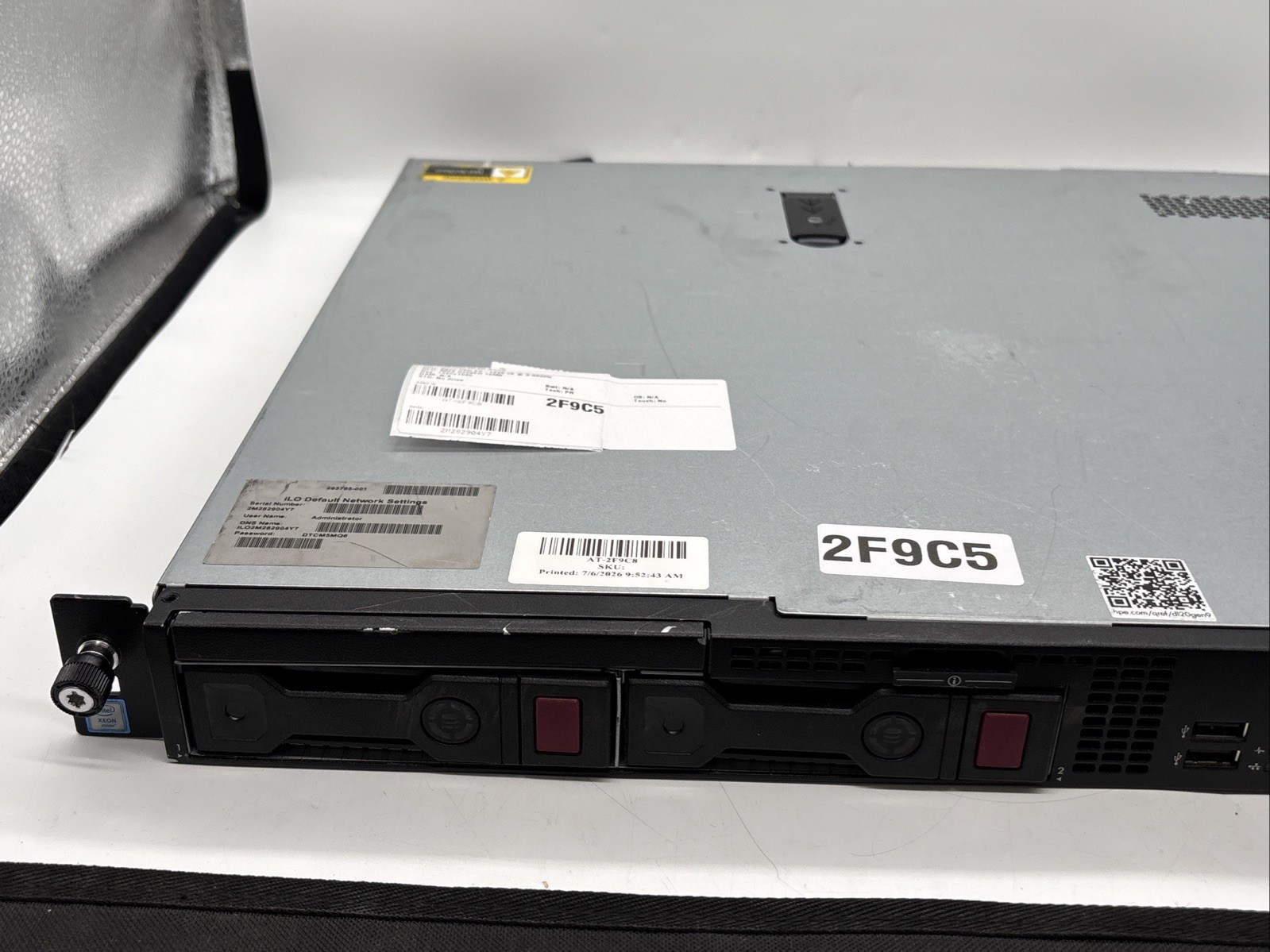 HPE HP ProLiant DL20 Gen9 Xeon CPU E3-1220 v6 @ 3.00GHz – NO RAM – NO HDDs