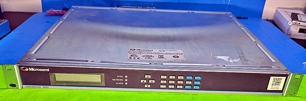 Microsemi SyncServer S600 Network Time Server 090-15200-601