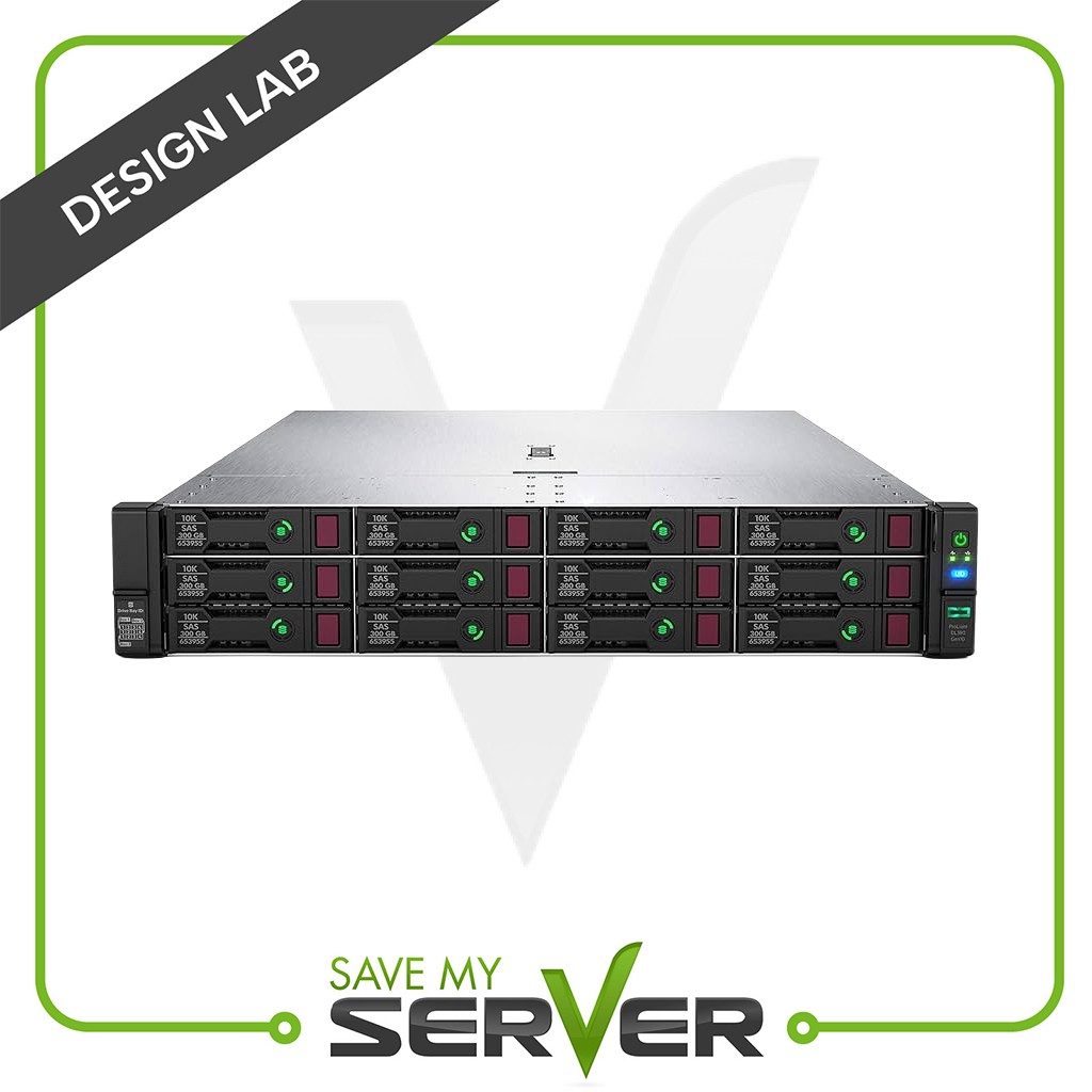 HP ProLiant DL380 Server Design Lab – 12 Bay – 2x Intel Gold V2