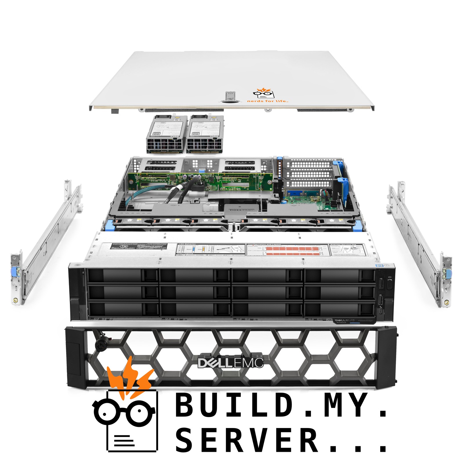 Dell PowerEdge R740xd 12-Bay LFF Server 2.70Ghz 36-Core 256GB RAM Rails Database