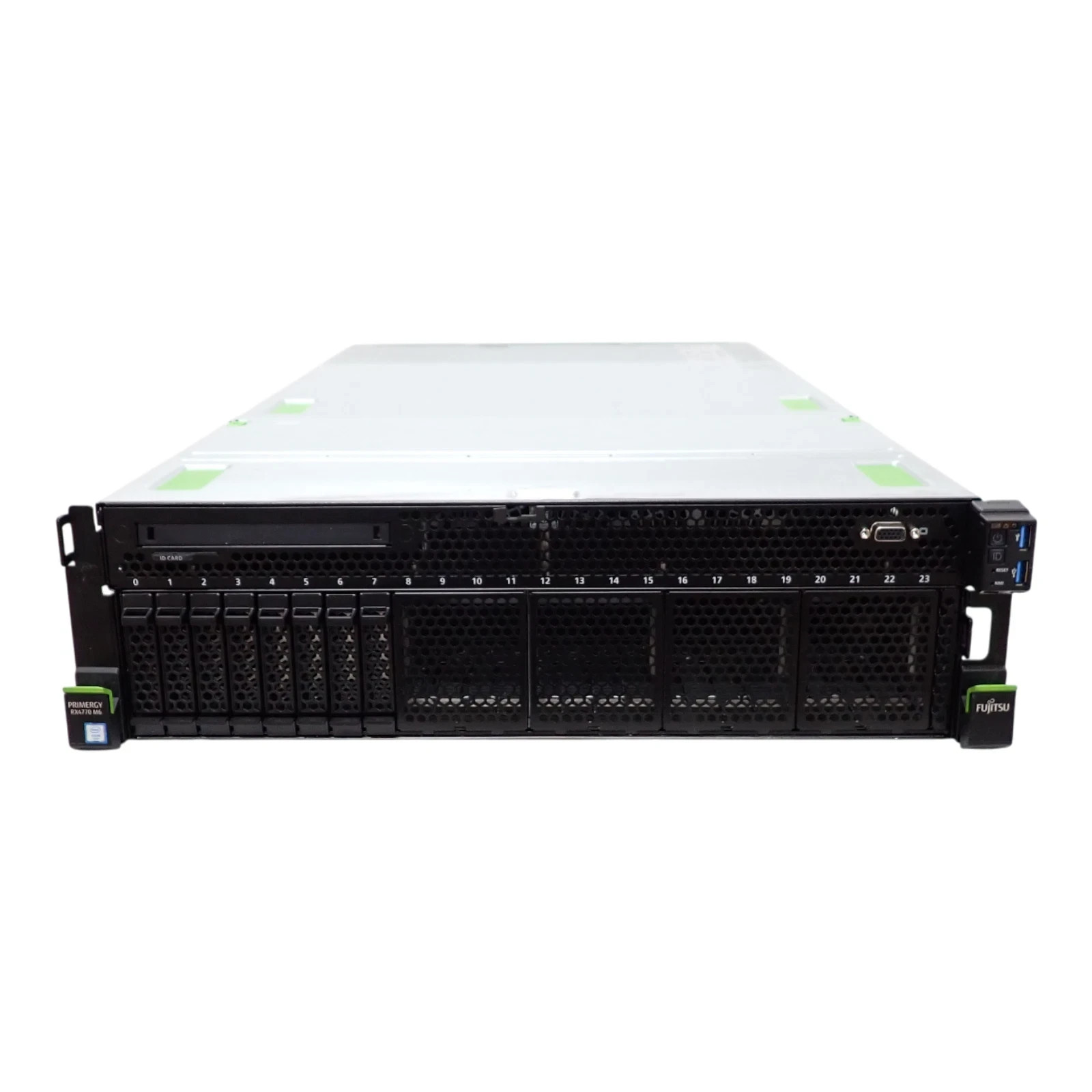 Fujitsu Primergy RX4770 M6 4x 24-Core Platinum 8360H 3TB RAM 8x SATA Bay Server