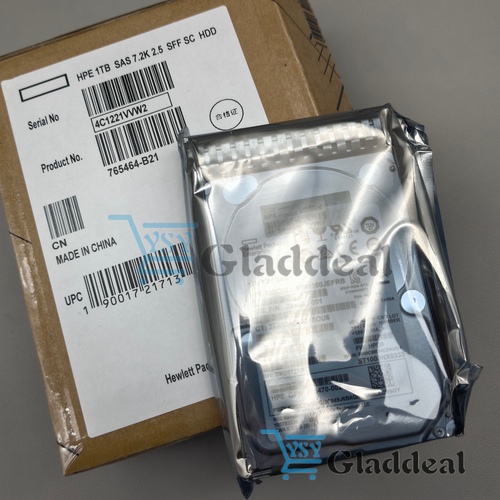 HP 1TB 7.2K SAS 12G 2.5 inch G8 G9 HDD hard drive 765464-B21 765872-001 New