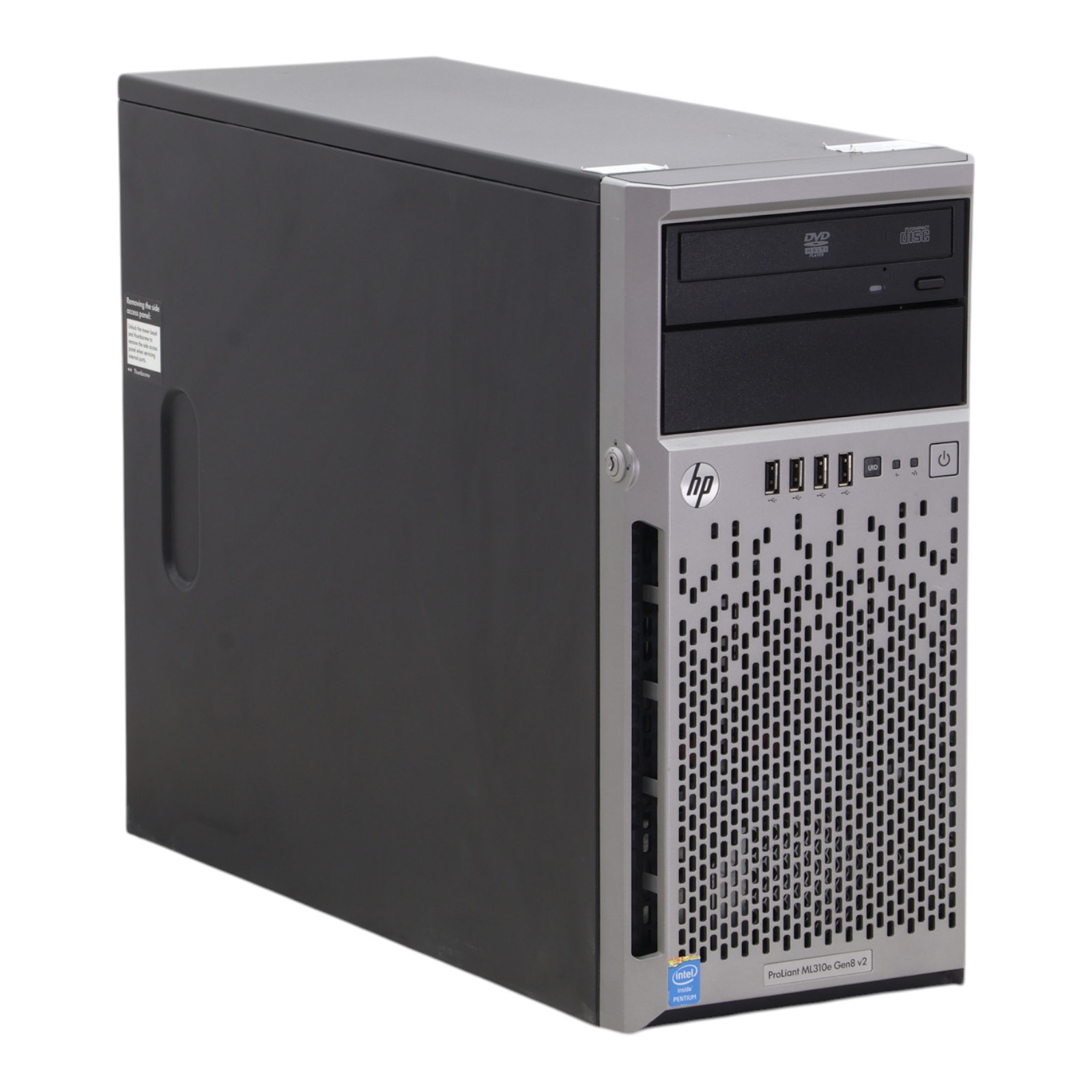 HP ProLiant ML310e G8 V2 Pentium G3220 8GB P222 4x LFF 2x PSU Tower Server
