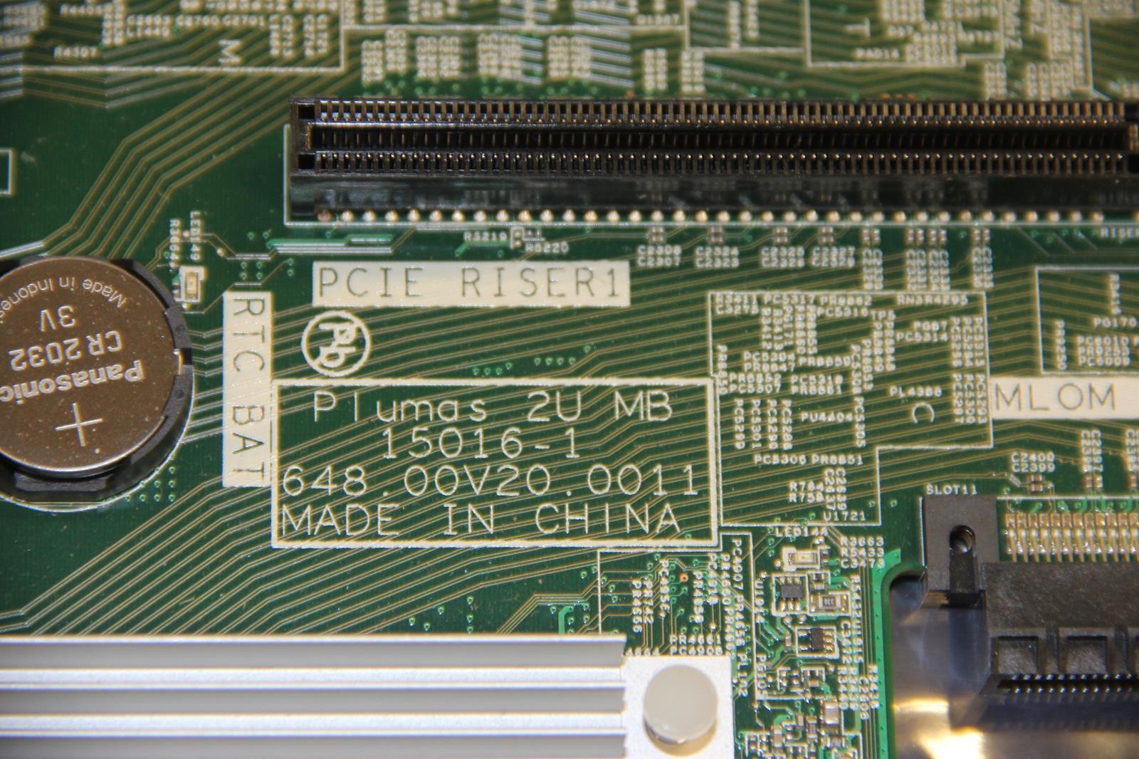 Cisco 648.00V20.0011 UCS C240 M5 Server Main System Board
