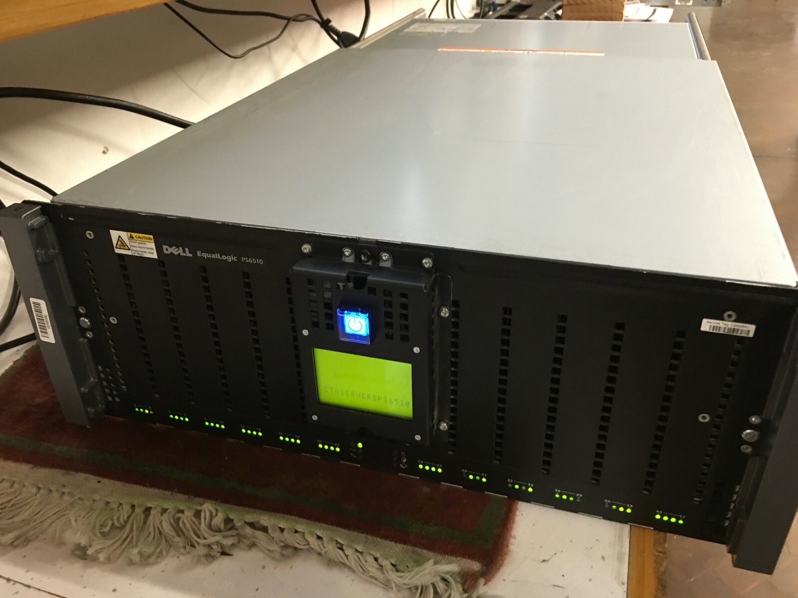 Dell EqualLogic PS6510e 10Gbe Virtualized iSCSI SAN 48 x 2TB ***96TB*** Storage