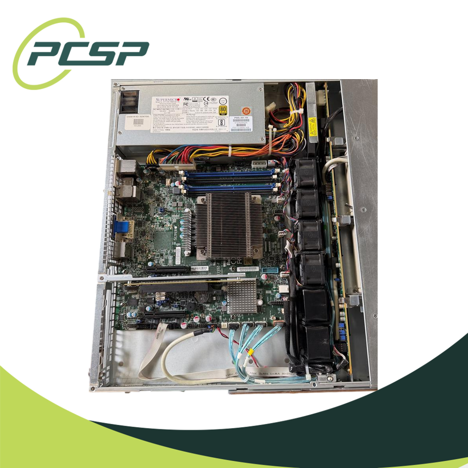 SuperMicro CSE-813 w/X11SSZ-F MOBO 1x i7-6700K 16GB DDR4 U 4x 1TB SATA HDD