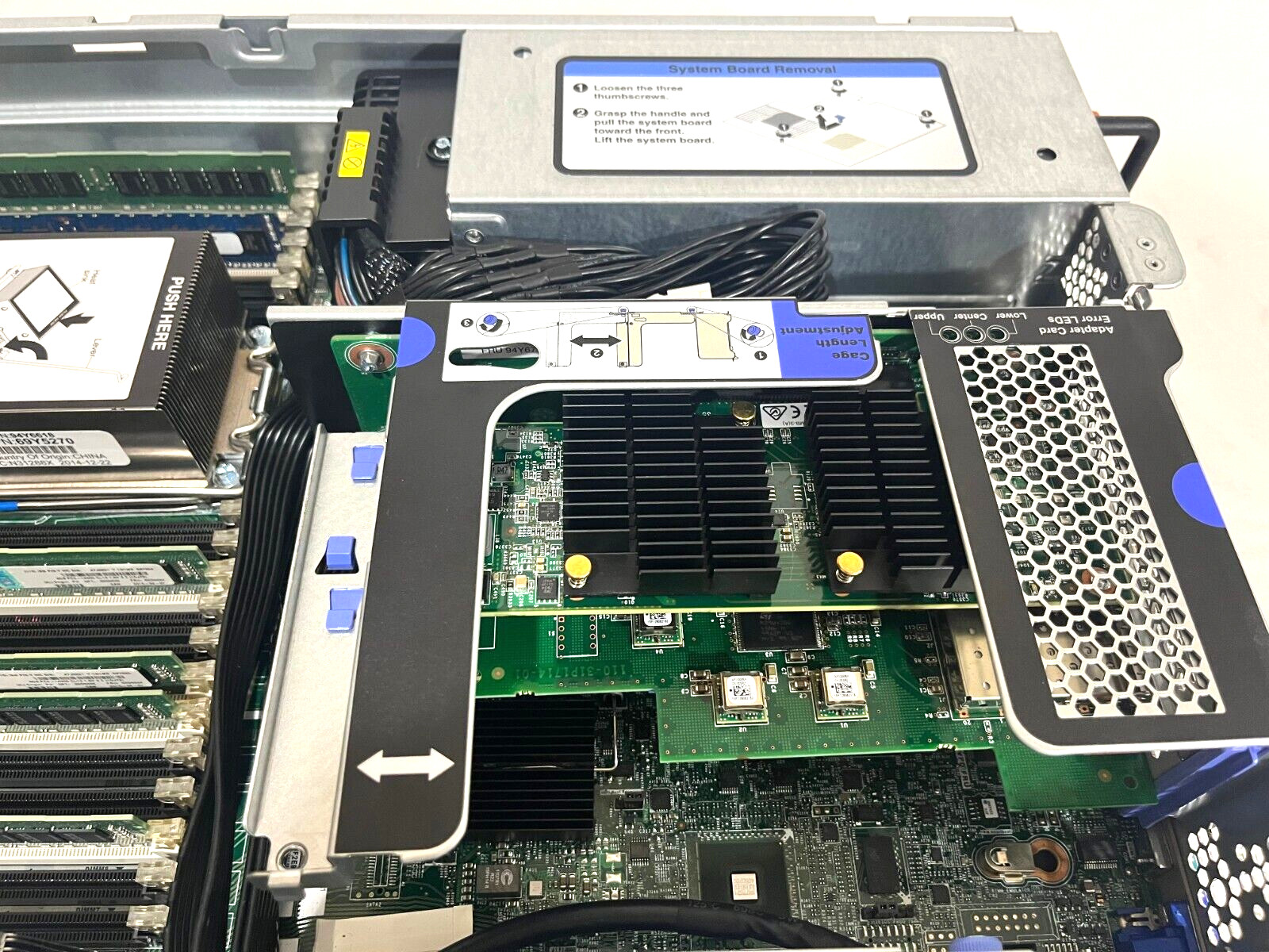 IBM SAN Controller 2U Intel 16-Core 3.4GHz CPU 64GB RAM 4x 8Gb FC 2x 750W PSUs