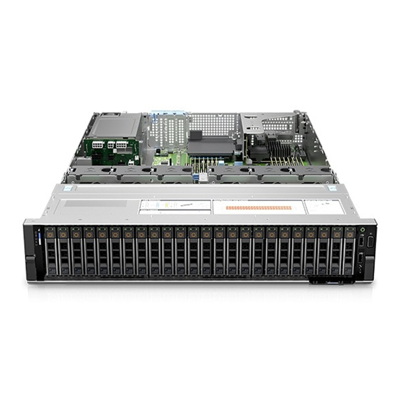 Dell PowerEdge R7515 Server 1x EPYC 7402p 2.8GHz 24C 128GB 2x 960GB SATA SSD