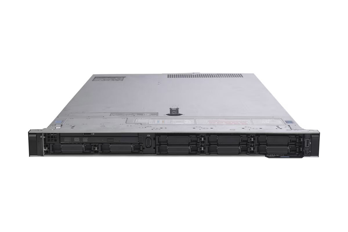 Dell PowerEdge R640 2x 24-Core Gold 6262 32GB RAM 8x 2.5″ Bay H740P 1U Server