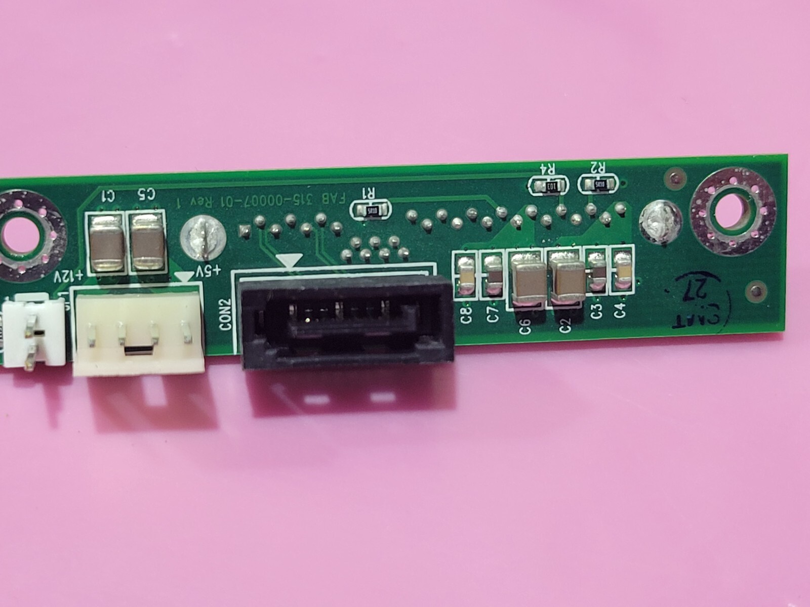 Citrix NSMPX 7500 SATA Hard Drive Backplane Board 320-00007-01