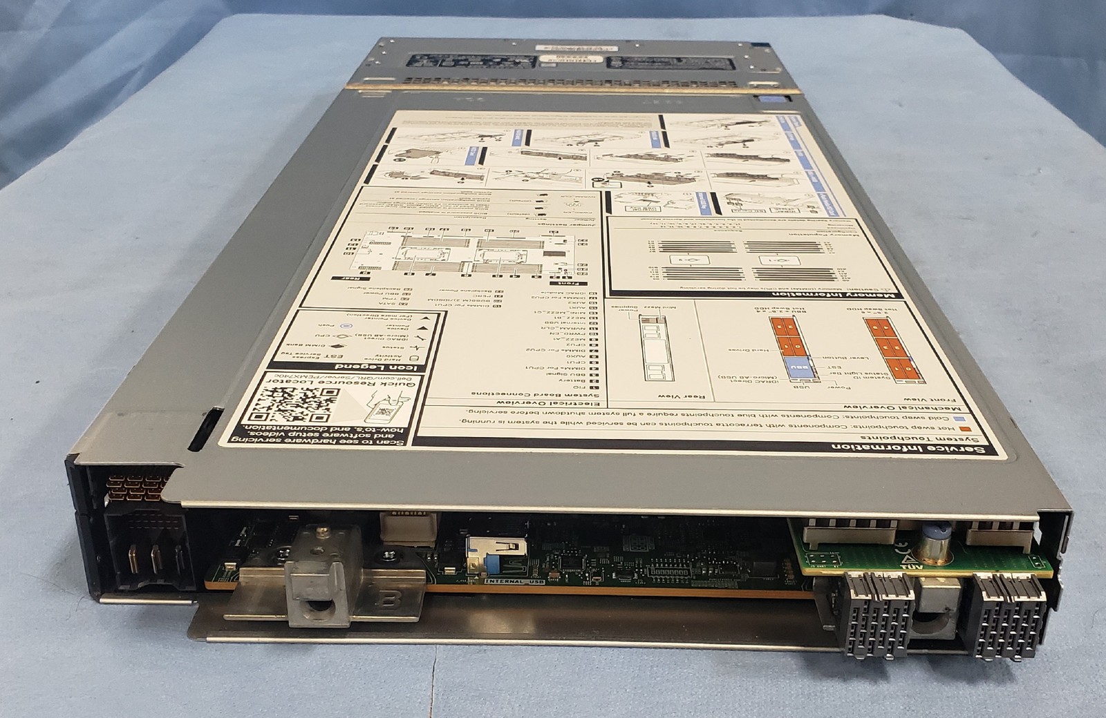 Dell MX740c Blade Server 2x 10C Silver 4210R 2.4GHz 128GB RAM QLogic 41232 10G