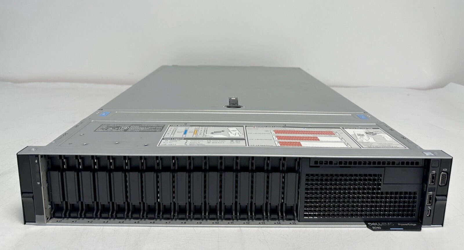 Dell PowerEdge R740 Server H730P 16SFF CTO 2U Rack Server – 3 Year Warranty