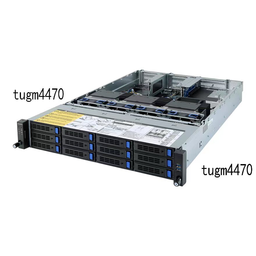 Gigabyte Rack Server R282-Z92+2x EPCY 7F32 = 16-Core 8x 3.5″ 4x U.2 2x 1600W PSU