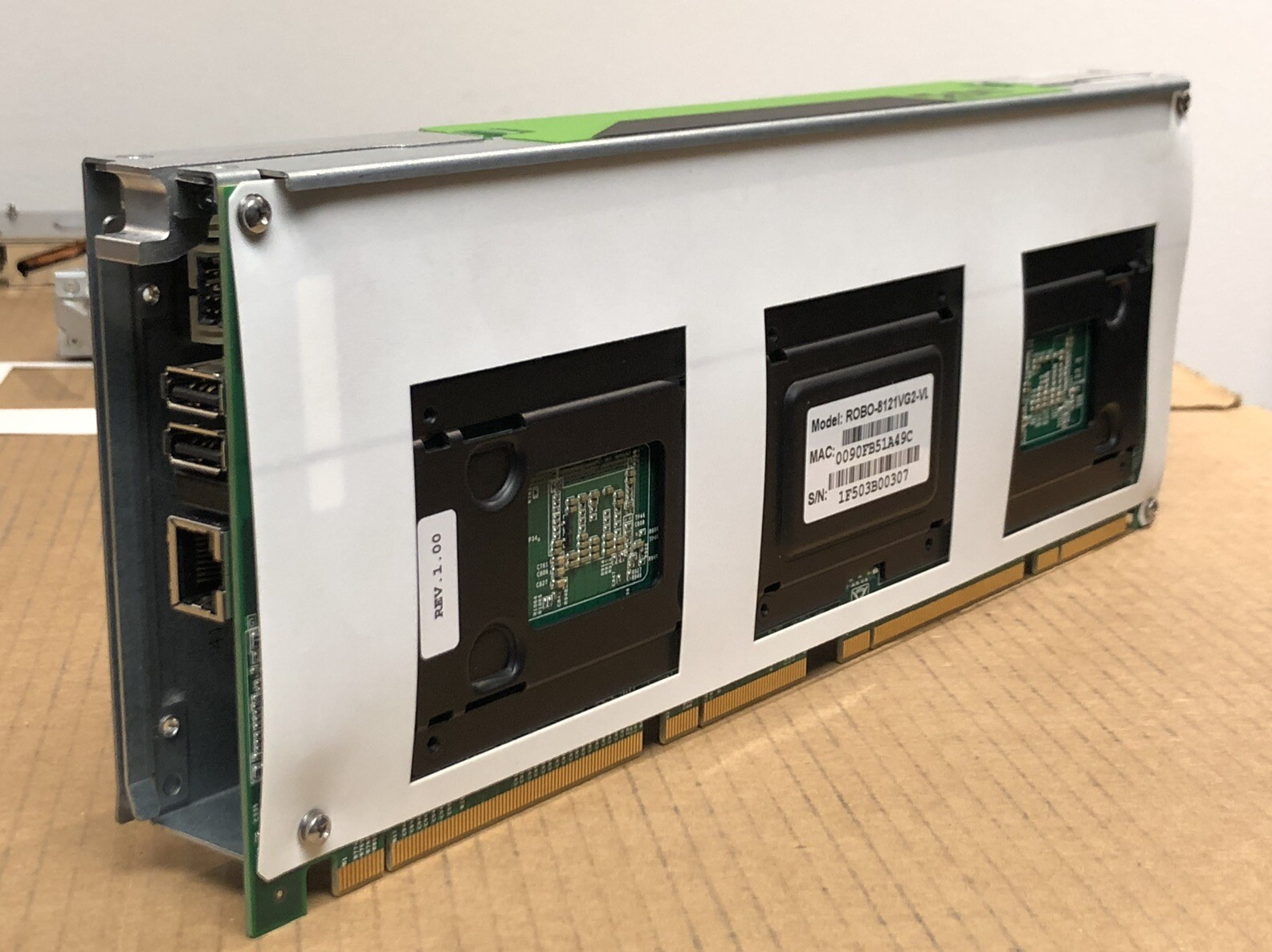 Portwell ROBO-8121VG2 2x E5-2400 up to 192GB ECC DDR3 RAM 180GB SSD PICMG 1.3