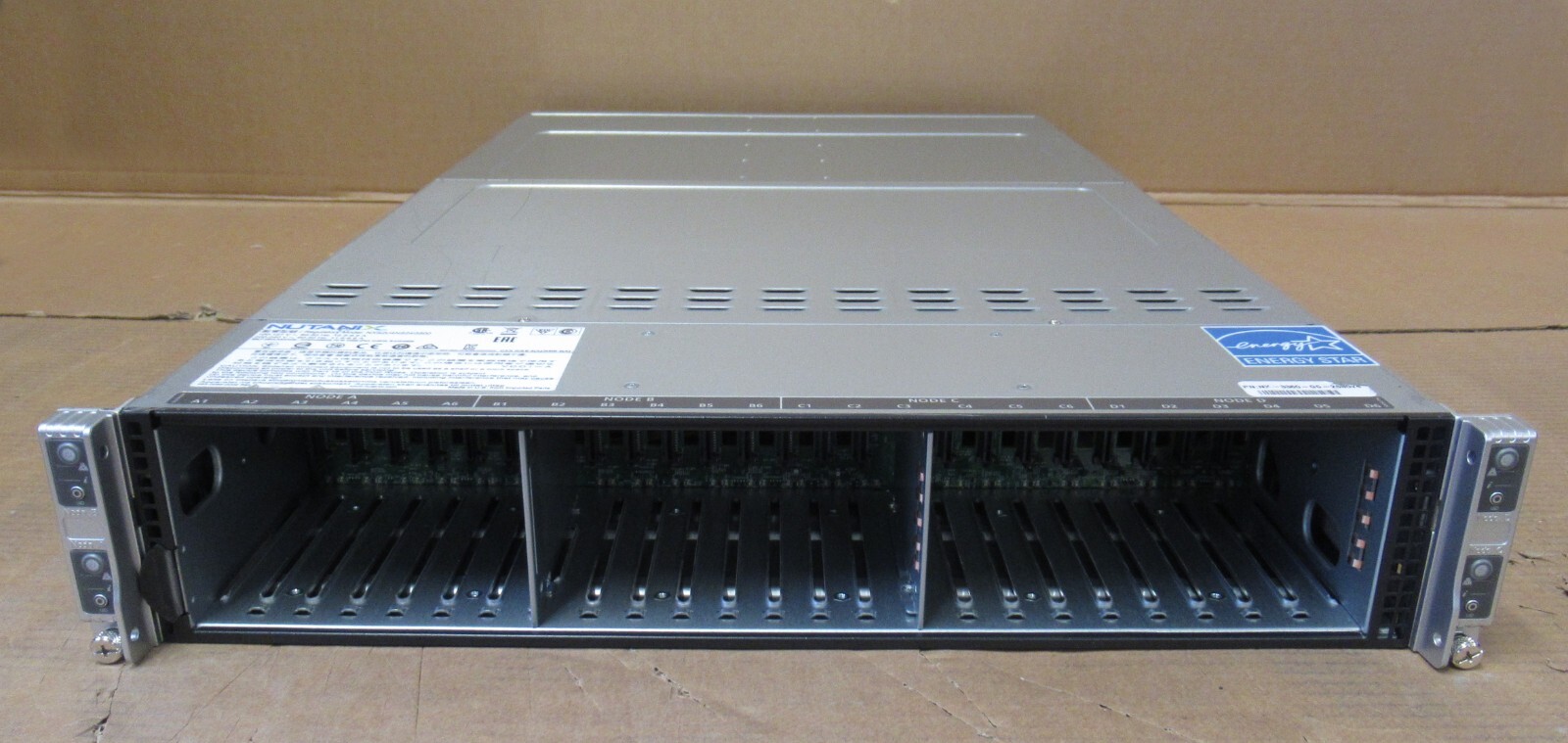 Supermicro SuperServer CSE-217 3x Node 6x E5-2680v4 96GB 24 x 2.5″ X10DRT-P-G5