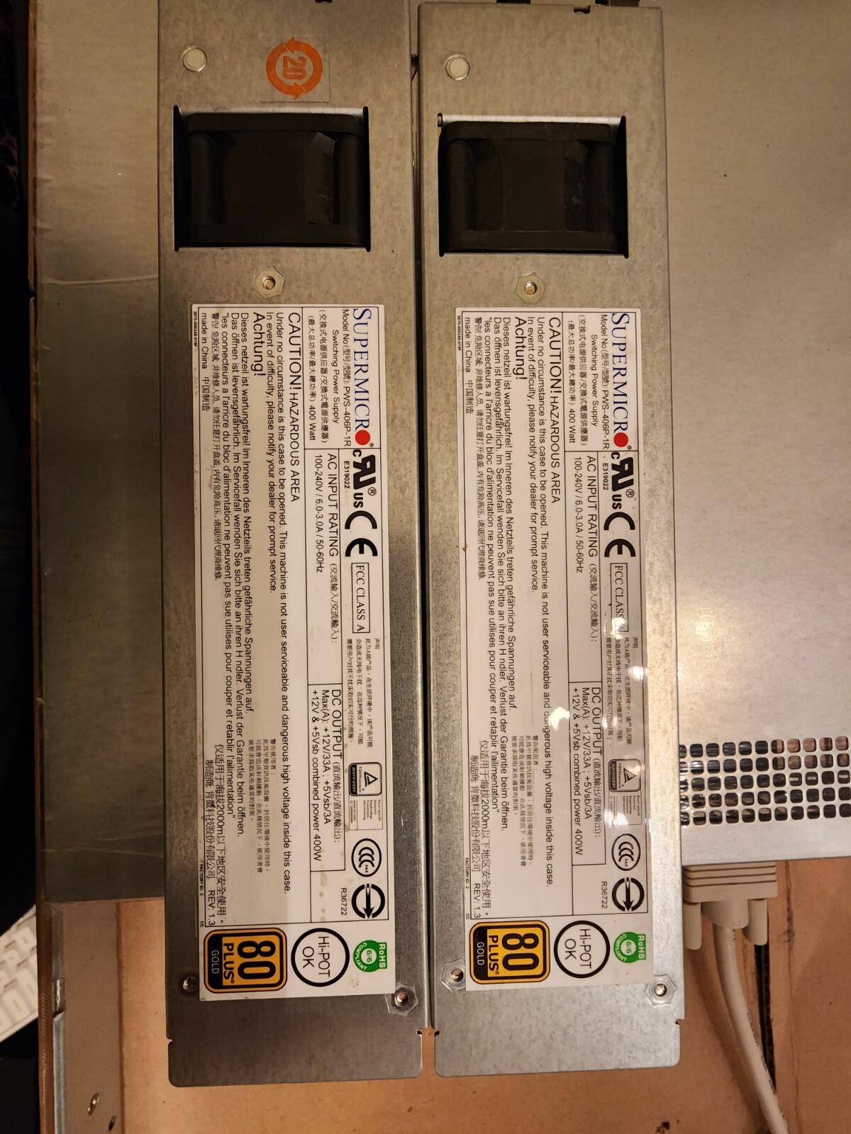 SuperMicro CSE-113m 8 Bay SFF 400W Intel Xeon E5-2620 V2 64gb Ram X9SRE X9SRi
