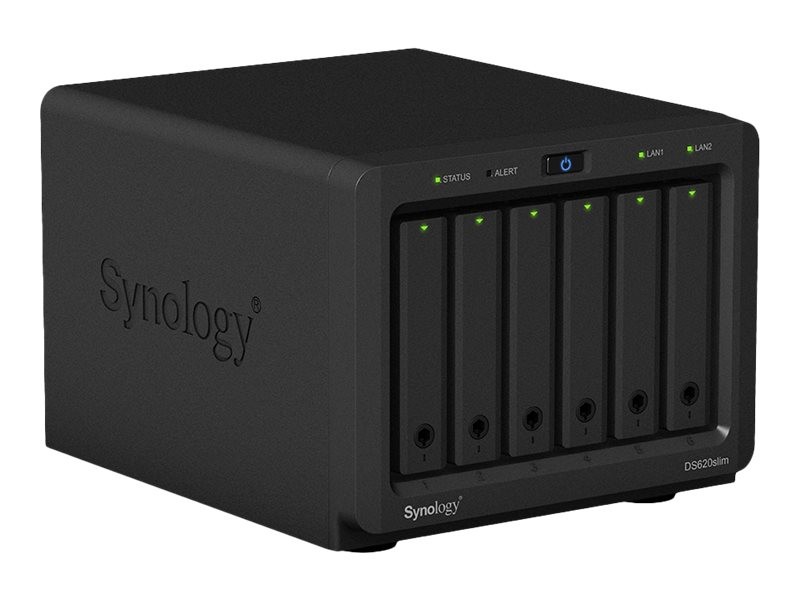Synology Disk Station DS620slim NAS Server 6 Bay SATA/s RAID 0 1 5 6 10