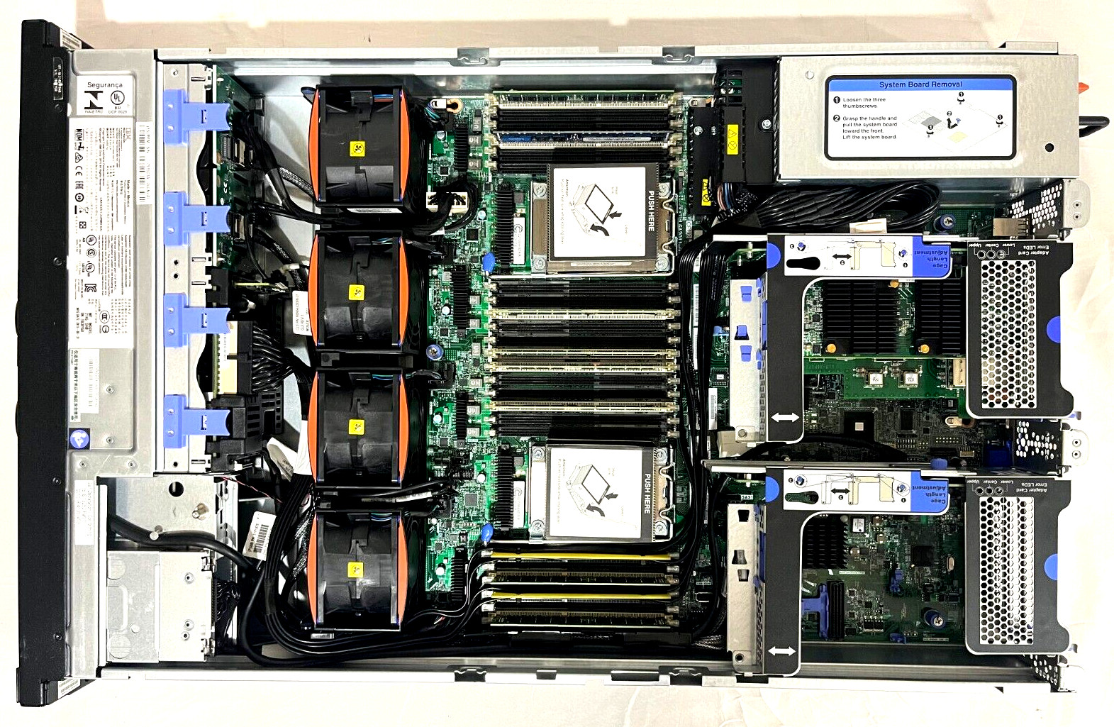 IBM SAN Controller 2U Intel 16-Core 3.4GHz CPU 64GB RAM 4x 8Gb FC 2x 750W PSUs
