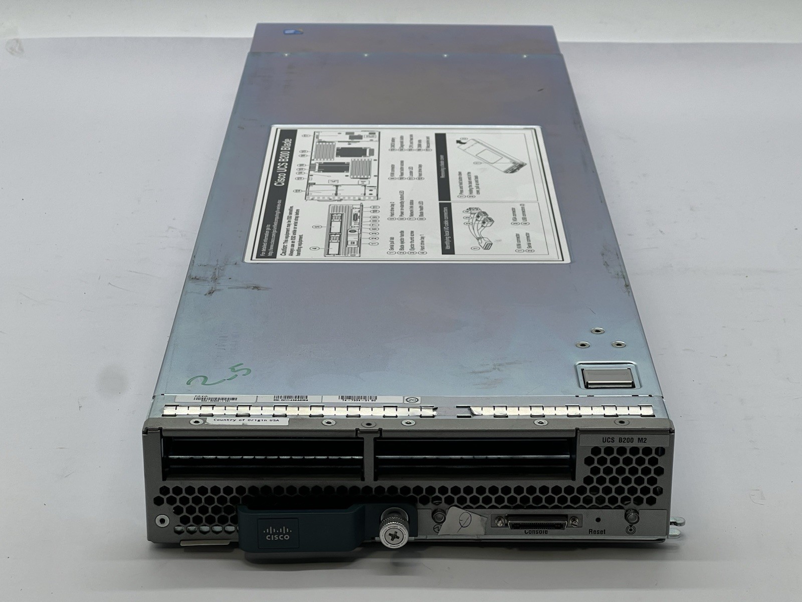 Cisco UCS B200 M2 2 Bay Blade Server-No Ram/HDD/Caddy/Power Cable