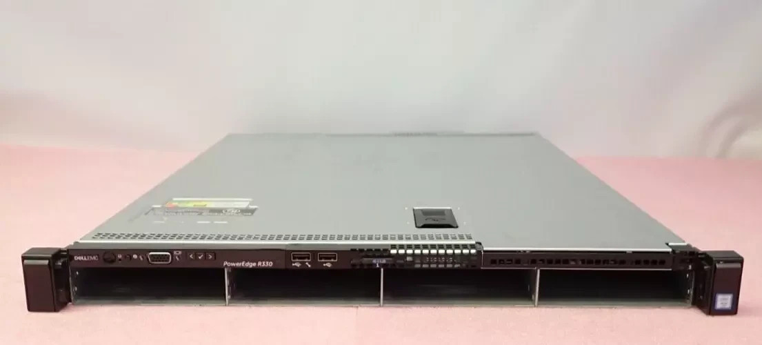 Dell PowerEdge R330 CTO Up to 1x E3-1200v5/v6 4-DIMM 4x 3.5″ Bay 1U Server