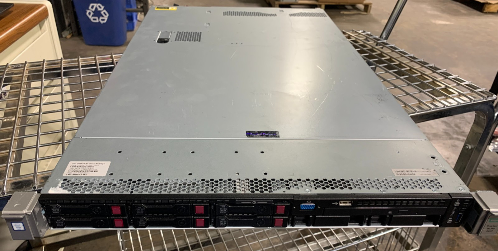 HP ProLiant/ DL360 Gen9 @1.70 GHz Xeon E5-2609 v4/ 16 GB/ 6x 300 Gb HDD