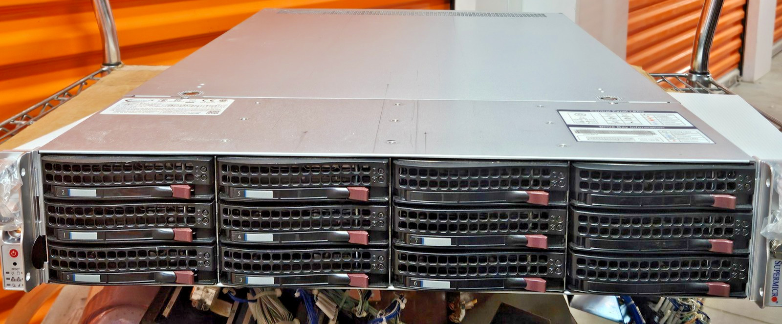 Supermicro AS-2023US-TR4 2U Server 2x EPYC 7742 256GB RAM 6x 12TB HDD