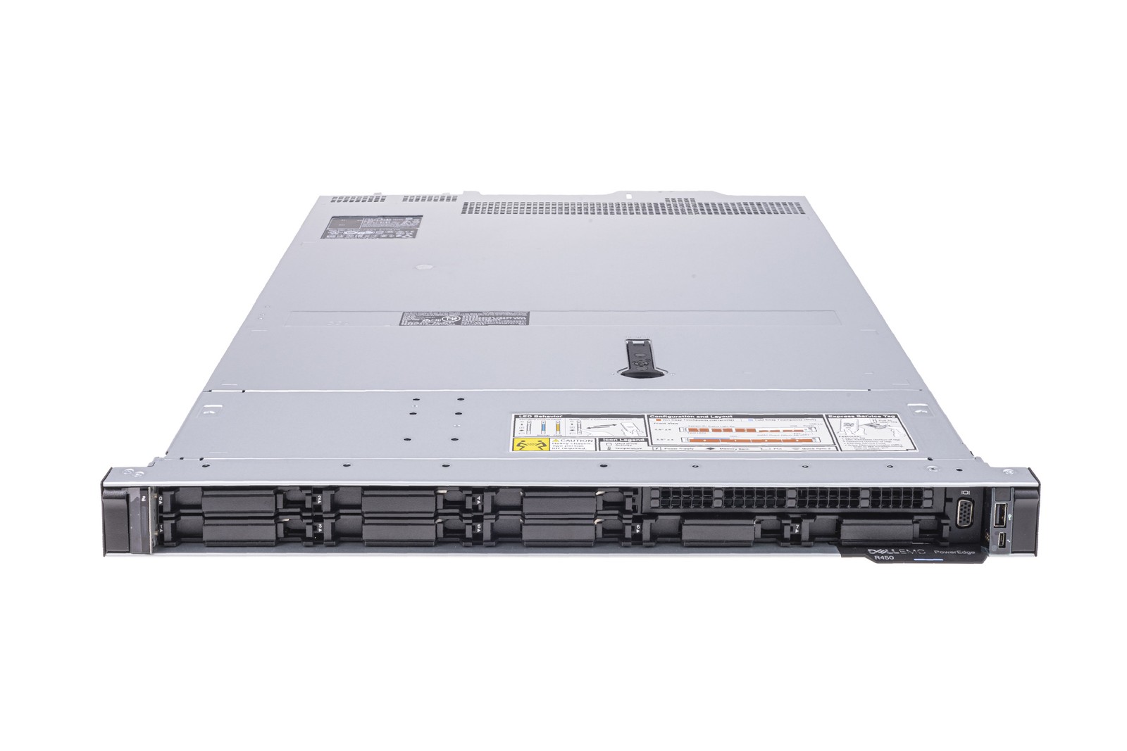 Server Dell R450 8×2.5″ with 1x Silver 4310 32GB H345 2x480GB 2xPSU rails