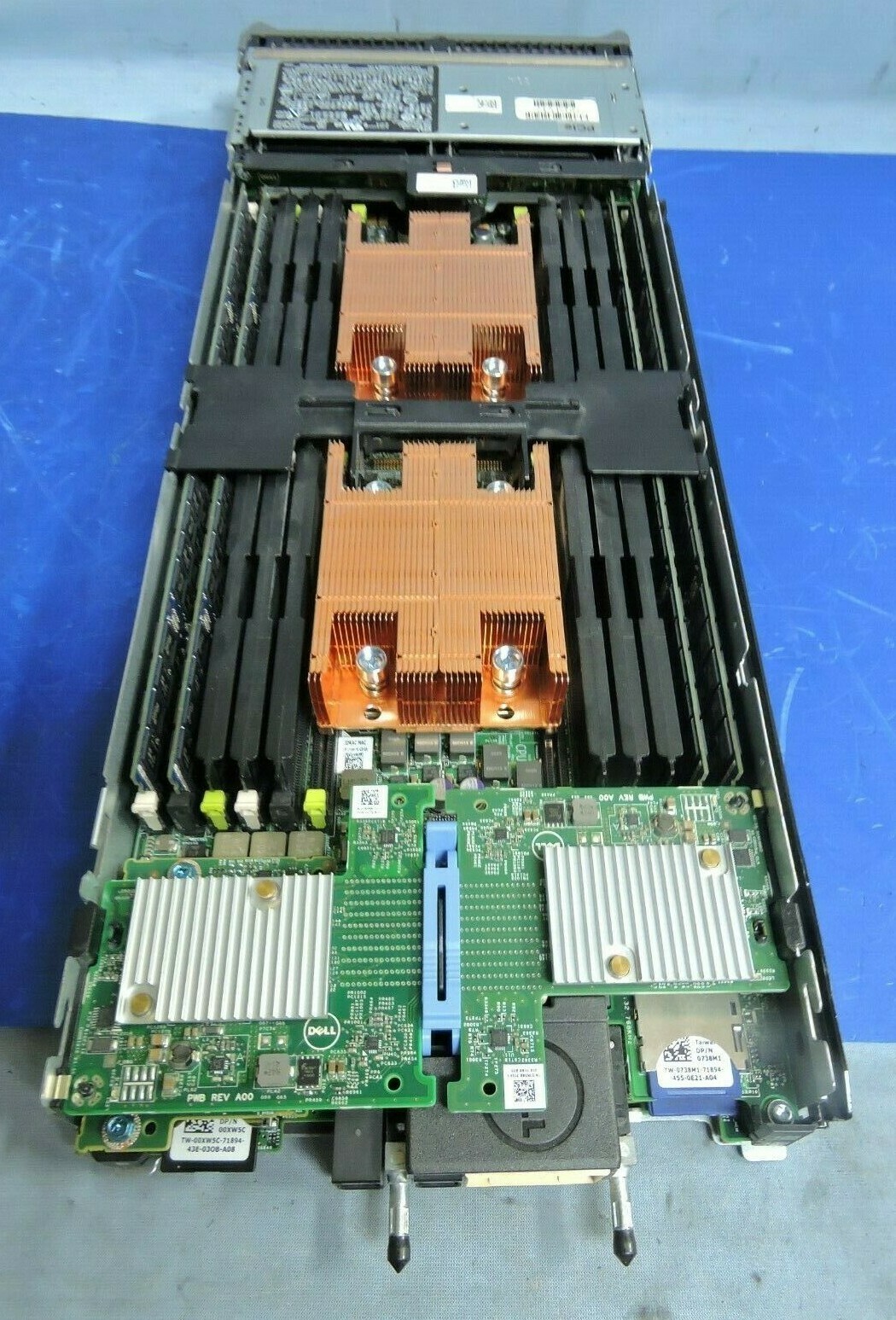 Dell PowerEdge M620 Server 128GB Ram 2x Xeon E5-2640 V2 NJVT7 2x 3N9XX PCIe Card